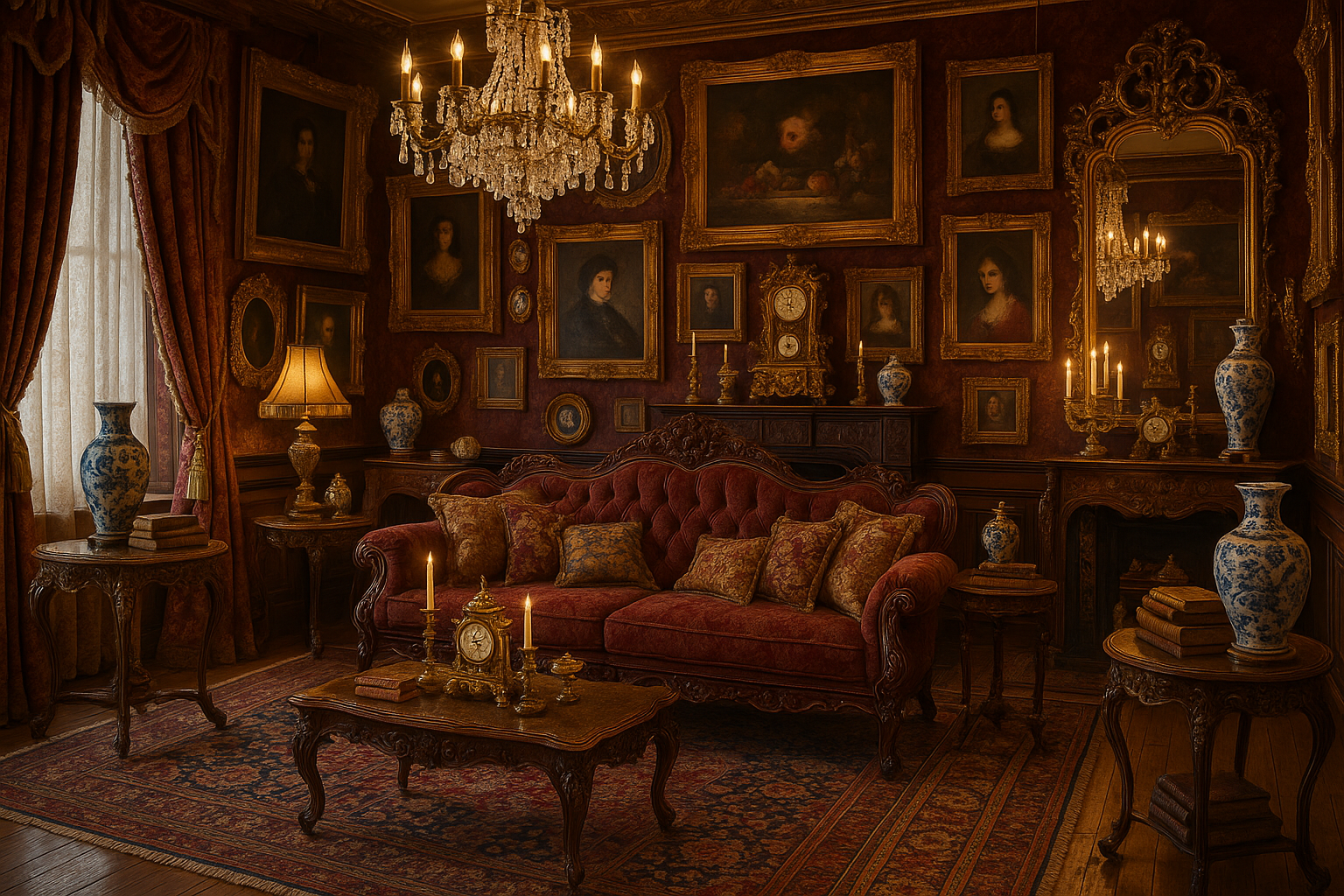 Showcase a maxamism antique home decor set up